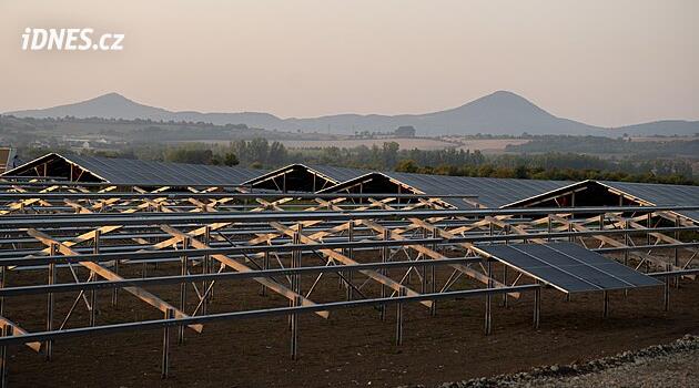 Modlany'deki enerji parkı halihazırda test modunda çalışıyor