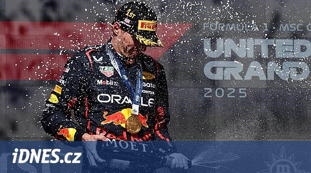 Velkou cenu USA F1 ovládl Max Verstappen, McLaren v Austinu nestačil