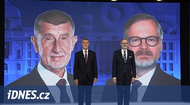 Volby 2025 ONLINE: Petr Fiala a Andrej Babiš se utkávají v předvolební debatě