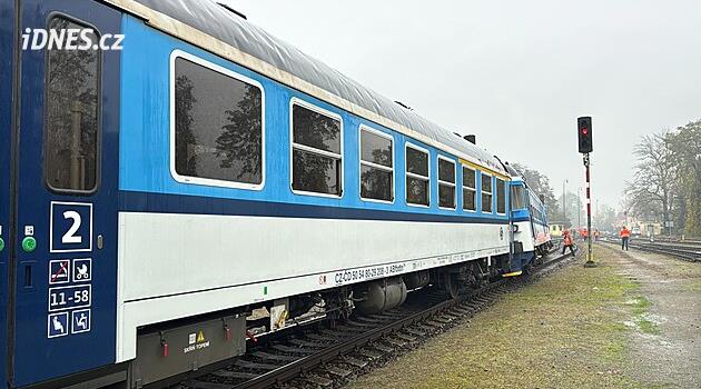 V Děčíně vykolejil jeden vagon nákladního vlaku, provoz na koridoru se zastavil