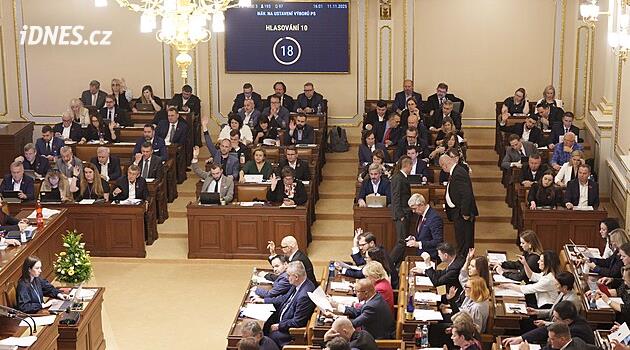 Poslanci mohou jednat o zákonu o podpoře bydlení či o svém jednacím řádu