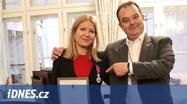 Pavla Kocourková Belçika'nın en yüksek ödülünü aldı. Gazilere adanmış