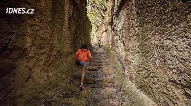 Libová záhada z Toskánska. Via Cave vzbuzují zvědavost, svůj účel dodnes tají