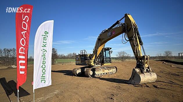 Blatná'da bypassın beklenen inşaatına başlandı