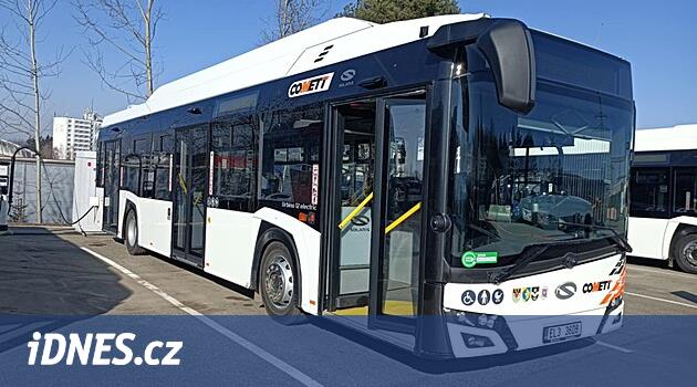 Tábor'dan Çek Cumhuriyeti Drive'daki ilk şehirlerarası elektrik otobüsleri, operasyonel olarak daha pahalıdır