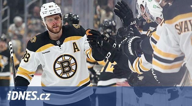 Pastrňák, Lang ile Jagra'nın rekorunu kırdı, NHL de kalecinin meraklı hedefini gördü
