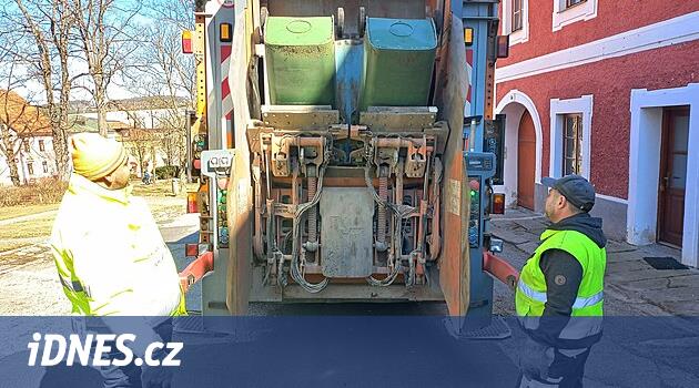Vyší Brod'da insanlar sadece çöple sonuçlanan atıklar için ödeme yapıyor