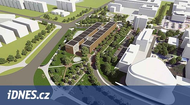 Hradec'teki hastanede 900 araba için park evi 2028'de durabilir