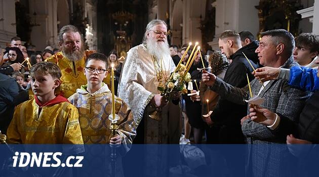 Ortodoks Paskalya Kütlesi Jihlava'da gerçekleşti