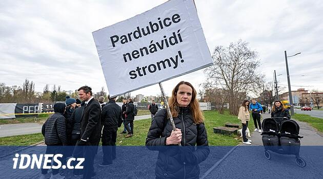 Düşünmek için daha fazlası, daha az kesmek, alışveriş merkezi inşaatının başında aktivistler bağırıyor