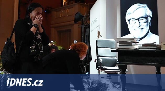 Cenaze Çevrimiçi: Rudolfinum'da Jiří Bartoška'ya veda