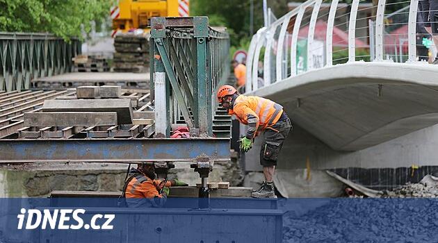 Třebíč'deki köprü kayboldu. Savaş için teknik anıt zafer gününü çıkardı