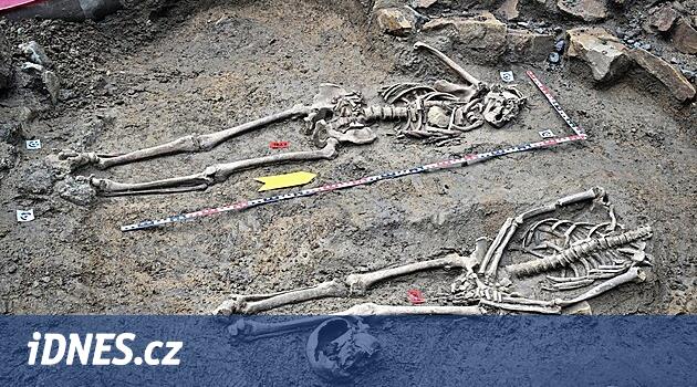 Velké Meziříčí'deki arkeologlar, idam edilenlerin iskeletini ortaya çıkardılar
