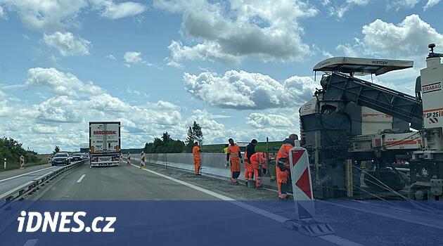 Tachov'daki D5 otoyolunun yeniden inşası devam ediyor