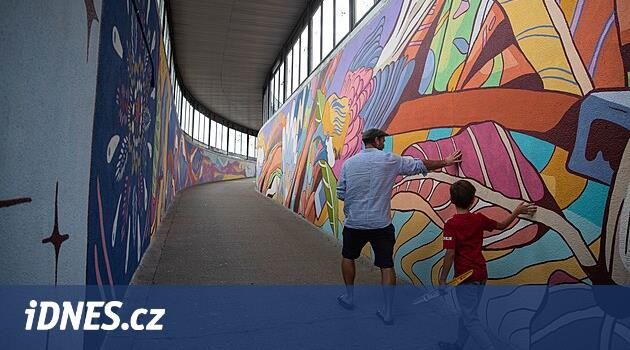 Vincent Chignier, Olomouc'daki metroyu sanatsal bir alana dönüştürdü