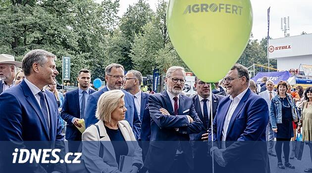 Başbakan Petr Fiala, Breadwinner ülkelerine Budejovice'e geldi