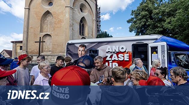 Andrej Babiš'in ústí bölgesindeki kampanyası