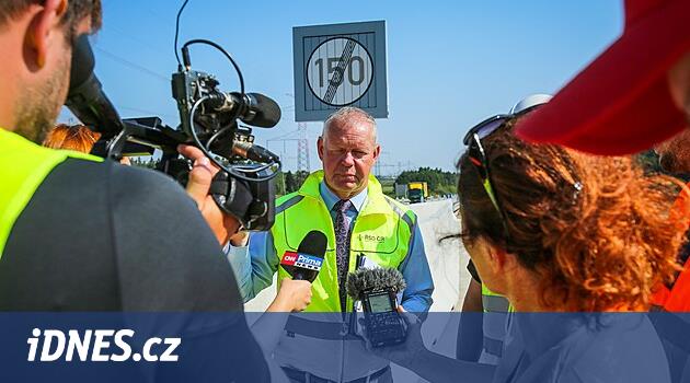 Tábor ve Budějovice sürücüleri arasındaki D3'te 150 km/s'ye kadar hızlanıyor