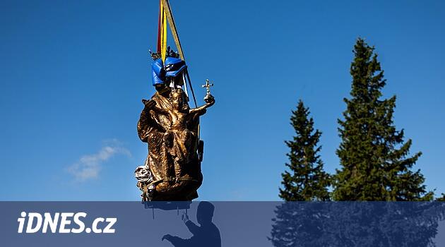 Dev Dağlar'daki Erlebach's Bouda'daki Marian Sütunu tamamlandı