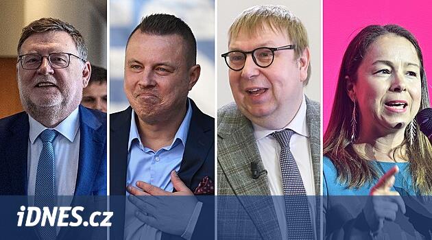 Moravya bölgesindeki liderlerin seçim öncesi tartışması