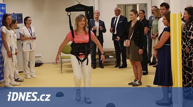 Çek Cumhuriyeti'ndeki başka hiçbir hastanede 3D robotik süspansiyon sistemi Lynx