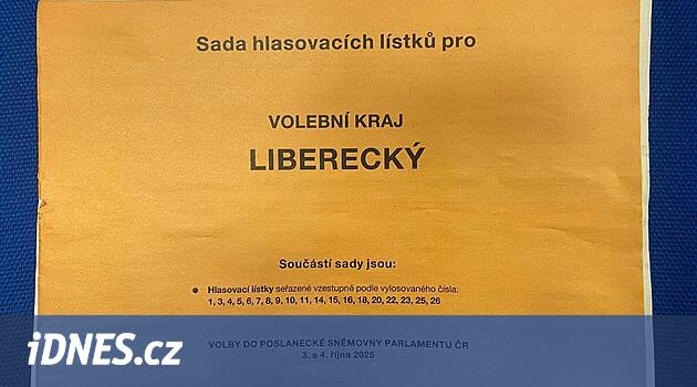 Seçim 2025: česká lípa'daki insanlar ústí bölgesinden bilet aldı