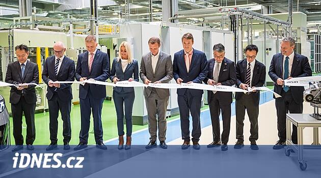 Písek'teki Aisin yeni salonda BMW için elektrik motorları üretecek