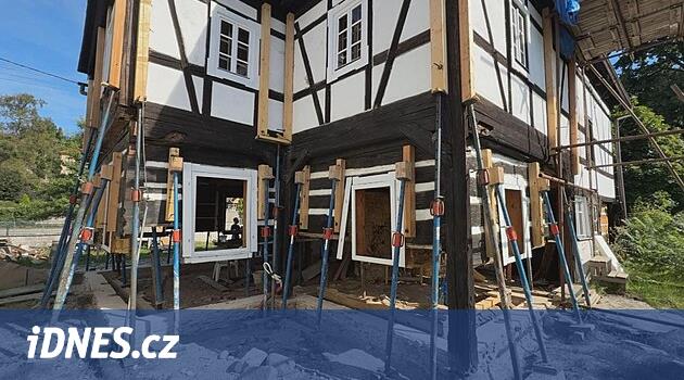 Führich'in Chastava'daki evi terkedilmişti, yeniden yapılanma yaşıyordu