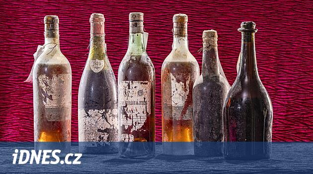 Bečov'dan nadir şarap ve konyak şişeleri Fransa'daki şarap üreticilerini tedavi edecek