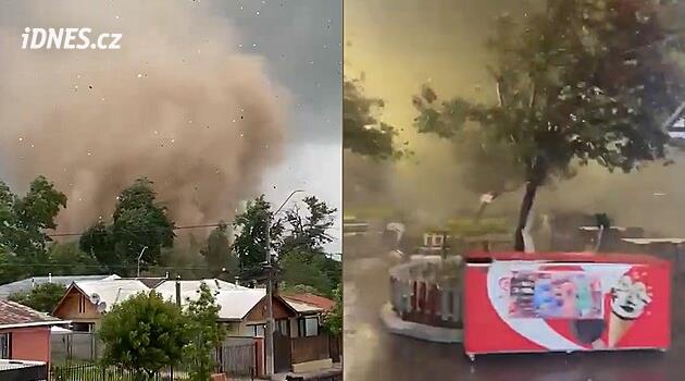 VIDEO: Tureckou Antalyí se prohnalo tornádo, čtyři lidé zemřeli