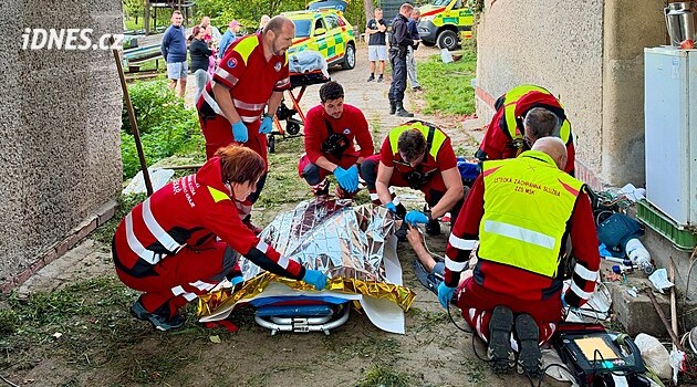 Seniora na Frýdecko-Místecku vážně zranil býk, zasahoval letečtí záchranáři
