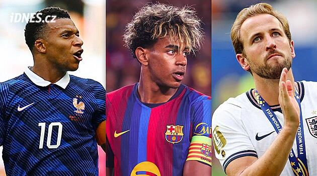 Yamal, Kane, nebo někdo jiný? Podívejte se, kteří fotbalisté usilují o Zlatý míč
