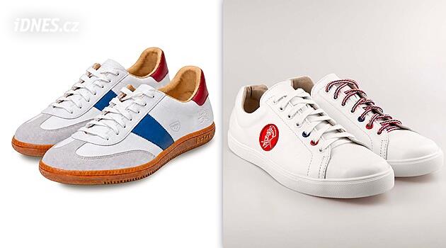Botas i Jančařík vyrábějí tenisky se státními symboly. Trikolorou, lvem i T.G.M. připomínají 28. říjen