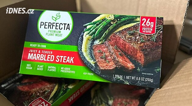 Jak chutná steak z 3D tiskárny. Regály v USA dobývá další výrobce rostlinného masa