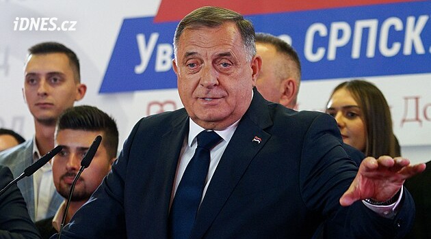 Bosenskosrbský politik Dodik oznámil volební výhru, děkoval Trumpovi i Putinovi