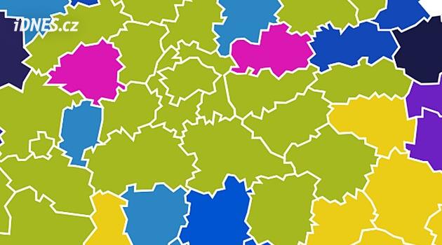 Volební mapa ČR 2026: Výsledky voleb, kdo vyhrál ve vaší obci?