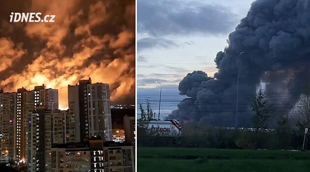 Rusko čelilo jednomu z největších útoků. Ukrajinci udeřili na Petrohrad i Moskvu
