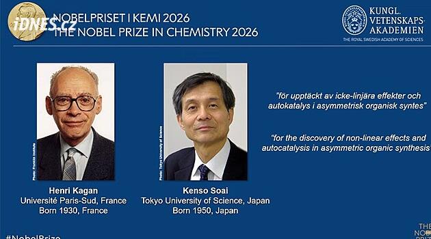 Chemičtí nobelisté za rok 2026 zkoumali zrcadlové obrazy molekul v živých organismech
