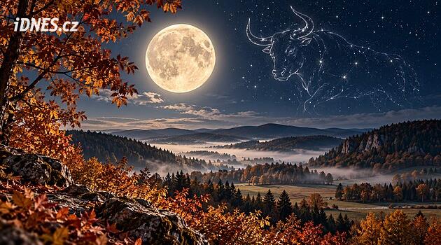 Photo: iDNES.cz Hunter's Full Moon in Taurus brings financial and relationship risks