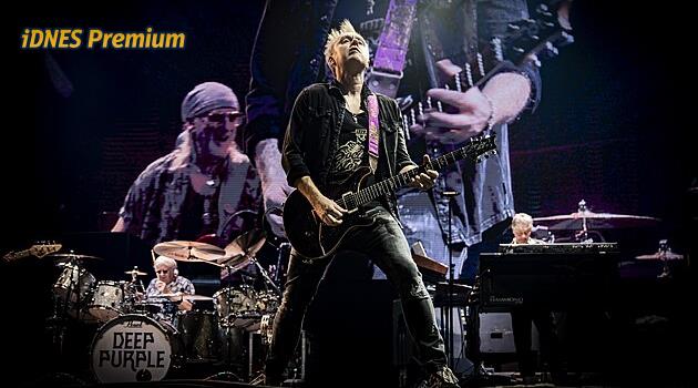 Deep Purple performs at Prague O2 Arena with Ian Gillan