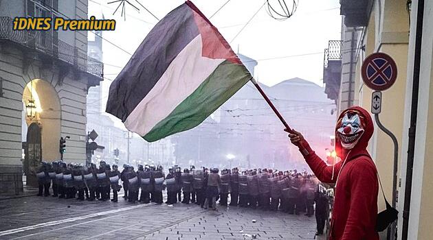 Generace Gaza. Palestinská vlajka je symbolem protestů mladých v Evropě