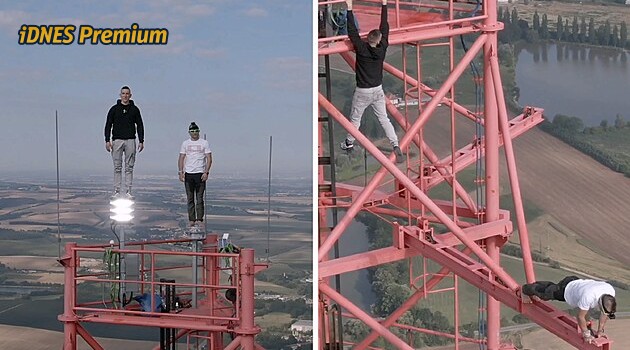 Kam se hrabou Postřižiny. Polák vylezl na vysílač Liblice třikrát. Jednou málem oslepl