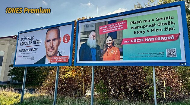 Nesnáším ANO, říká Aschenbrenner z ODS. Billboard s Kantorovou se přelepí