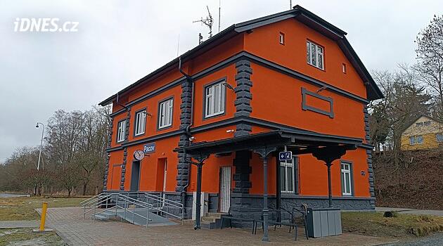 Pacov, tarihi tren istasyonunun onarımına hayran kaldı