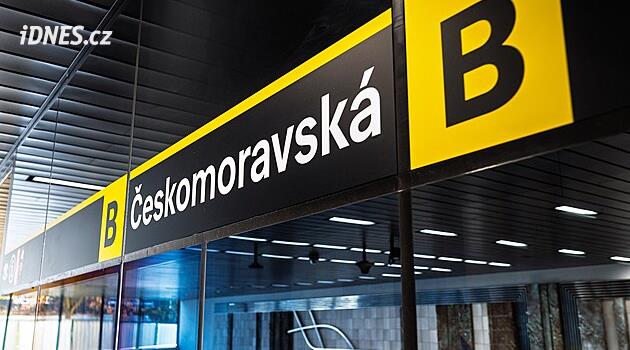 Českomoravská metro istasyonunun açılışı – iDNES.cz