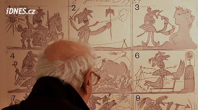 Ostrava'daki Güzel Sanatlar Galerisi Pablo Picasso'nun grafik sayfalarını sunuyor