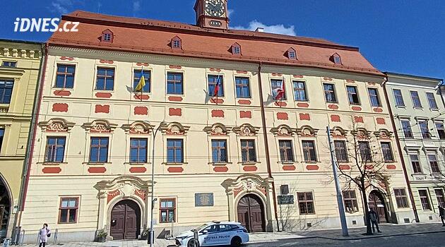 Jihlava Belediye Binası 600 yaşında ve ofis bugün hala orada bulunuyor