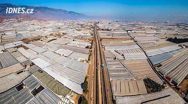 Almeria kenti yakınlarındaki dev seralar yarım milyar insanı besliyor