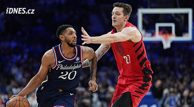 Vít Krejčí NBA'de 9 sayı attı ancak Portland, Philadelphia'ya yenildi