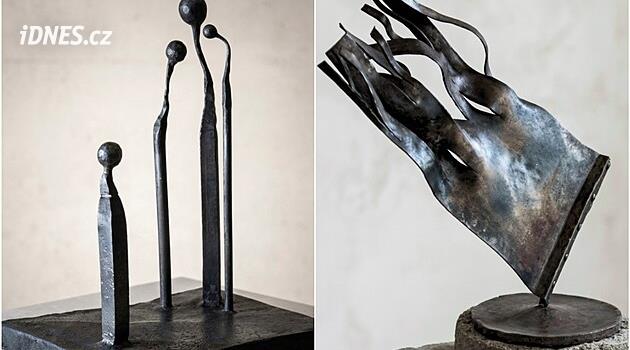 Prag metronomunun yazarı VK Novák'ın heykelleri Jablonec'teki stüdyoda kayboldu
